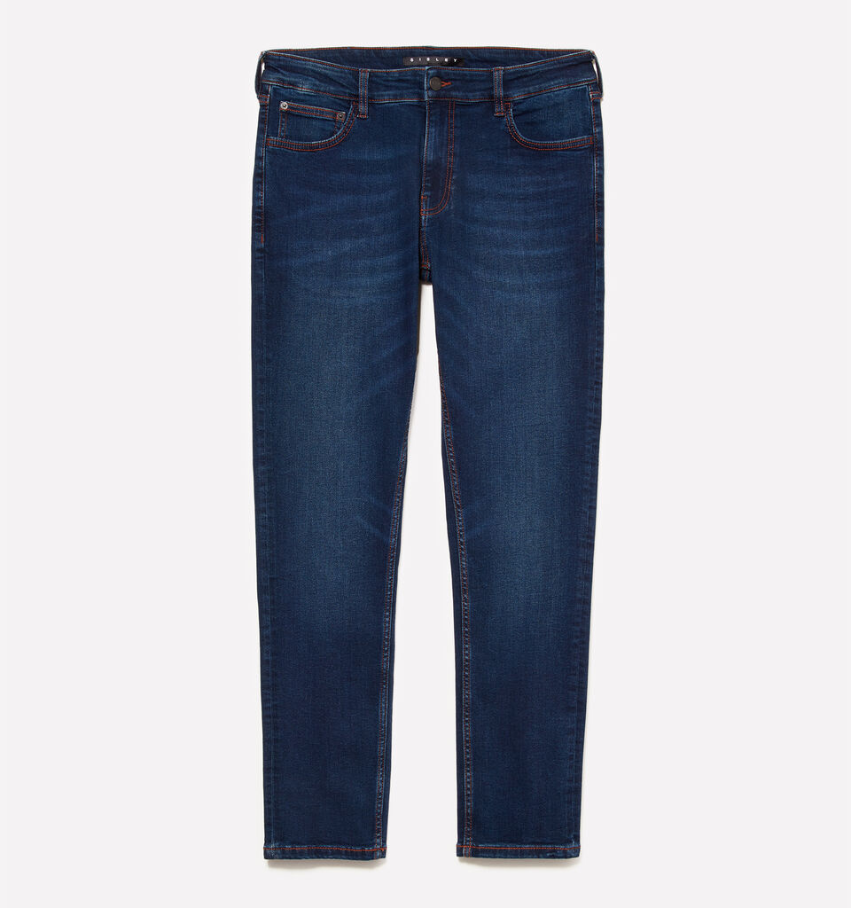 Blue Style 73 skinny fit jeans - men's skinny fit jeans - Dark Blue | Sisley image number 1